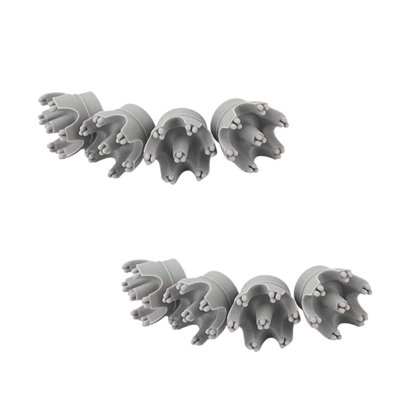 EXCEART Massager Head Electric Head Massager Replacement Head Kneading Vibrating