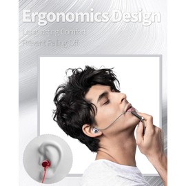 Fojaglad 6 Pack Earbuds Wired - Earbuds Headphones with Microphone, Earphones with Good Bass Stereo Noise Blocking for School Classroom Home Office, Fits All 3.5mm Jack Devices