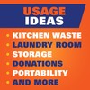 Hefty Ultra Strong 13 Gallon Trash Bags, Black Tall Kitchen