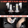 SHENKENUO 2X H7 LED Headlight Bulbs High/Low Beam For Suzuki