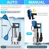FLUENTPOWER 1HP Sump Pump 4000GPH Stainless Steel Submersible Pump, Auto/Manual