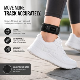 Fitness Tracker Ankle Strap Set for Steps – Adjustable Wrist Ankle Bands for Running Gym Use