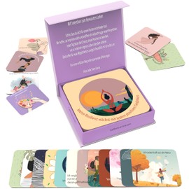 Positive Affirmation Cards for Women - 55 Motivational Cards for Reflection, Gift for Christmas & Birthday, Daily Affirmations, Mindfulness Cards, Inspiration Cards, Meditation Cards