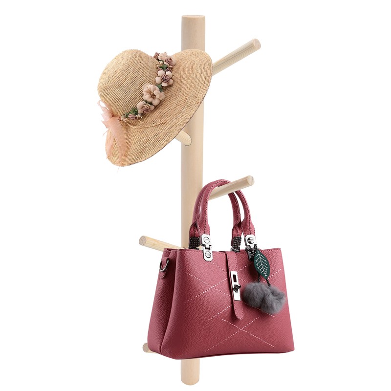 Punch Free Wall Mounted Coat Rack Towel Hanger Tree Branch