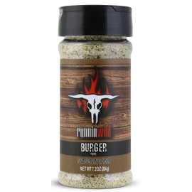Burger Seasoning | Premium Hamburger Seasoning for Smash Burgers, Burger Patties, Turkey Burgers, Meatloaf, Steak, and Beef | Runnin’ Wild Foods (7.2 Ounce)