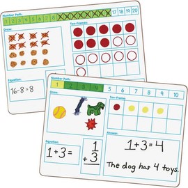 Solving Problems Two-Sided Dry Erase Boards Set