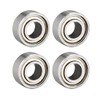 sourcing map Pack of 4 Deep Groove Ball Bearings 683ZZ