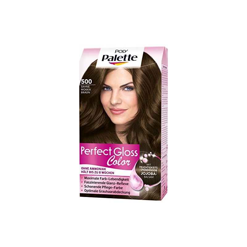 Poly Palette Perfect Gloss Colour Tint, 500 Cream Mocha Brown,