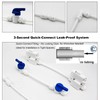 10ft 5/16" Ice Maker Tubing Kit​​: Quick Connect Push-to-Lock Fittings