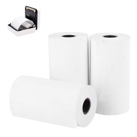Papel de Impresora de 3 Piezas, Rollos de Papel Térmico de 56 Mm X 30 Mm, Impermeable, Antifricción, Antiaceite, para Impresora Peripage