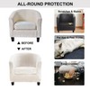 Byforphye Club Chair Cover, 2-Piece Set Tub Chair Covers with
