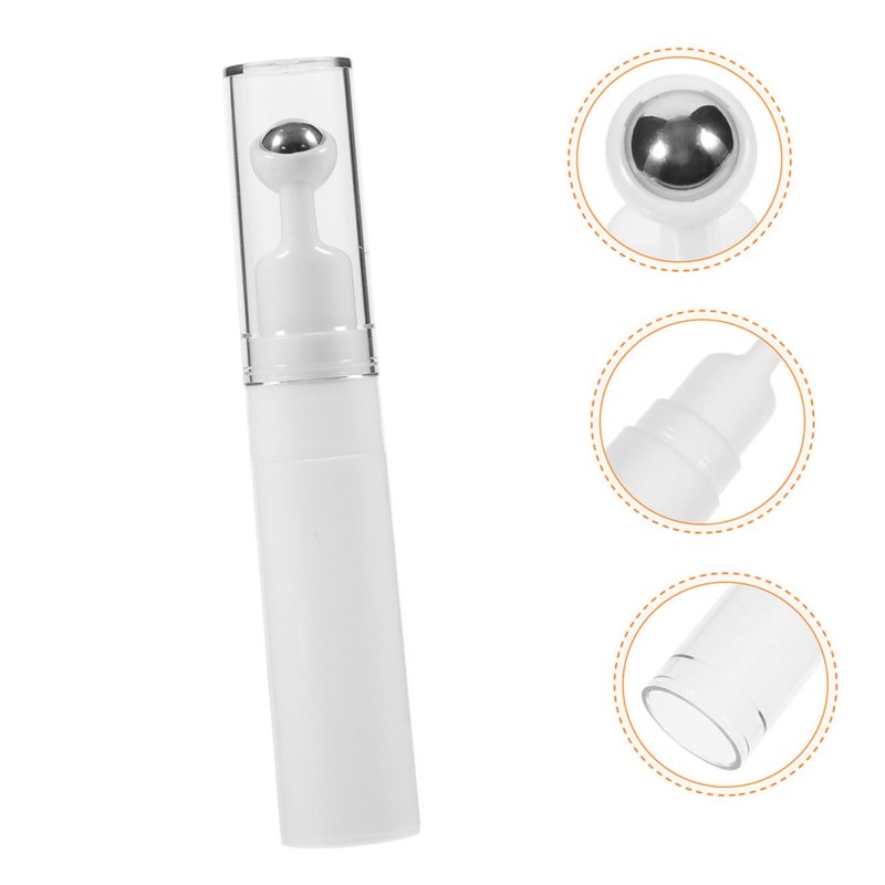 TOPPERFUN Refillable Eye Cream Applicator Bottle with Soothing Roller Ball