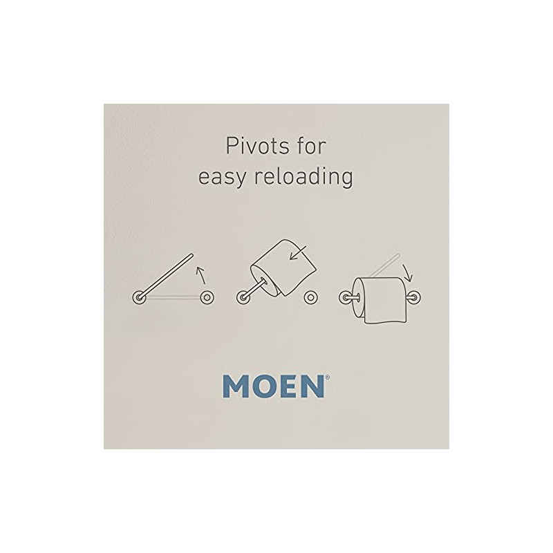 Moen DN4408ORB Vale Pivoting Paper Holder, Oil Rubbed Bronze