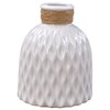 Vase Flower Ceramic White Vases Bottle Shaped Decorative Wedding Table
