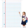 JANYUN Notebook Paper Backdrop, School Bulletin Board Classroom Door Decoration