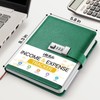 WEMATE Accounting Ledger Book with Lock, Accounting Log, Tracking Income