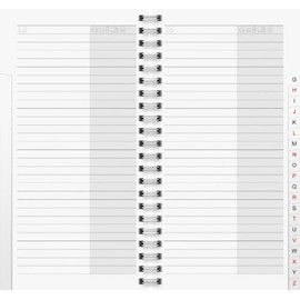 Brunnen Phone Address Book Refill 10 x 19 cm