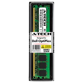 A-Tech 2GB Memory RAM Stick for Dell OptiPlex 755, 745, 740, GX620, GX520, 360, 330, 160, FX160, (MT, DT, SFF, USFF) - DDR2 667MHz PC2-5300 Non-ECC DIMM Module