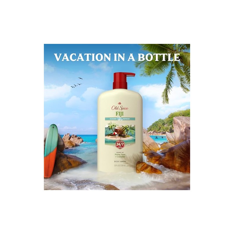 Old Spice Body Wash for Men, Fiji with Palm Tree