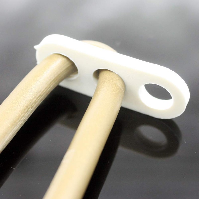 Polyamide Strain Relief 3-Hole 32 x 12 x 2.5 mm