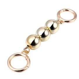 VALICLUD Bag Chain Strap Extender Imitation Pearl Bead Replacement Chain Strap for Purse Clutch Handbag