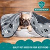 PetAmi Waterproof Dog Blanket for Medium Large Pets Dogs Cats,