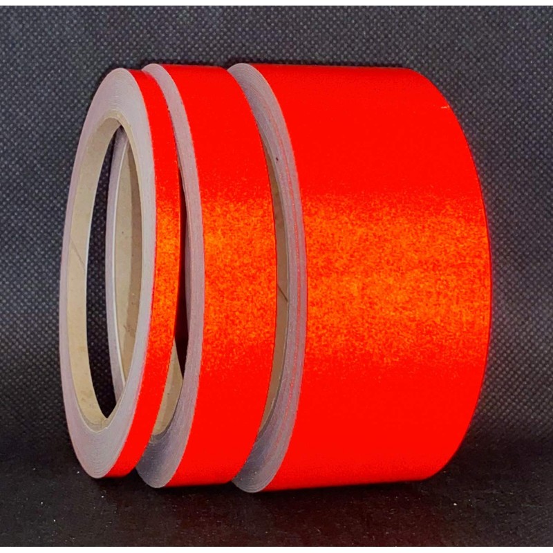 siviwonder Decorative Strips Red Reflective Reflective Sticker 15 mm Length