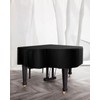 TINDTOP Grand Piano Cover, Leather Waterproof Dustproof Baby Piano Cover