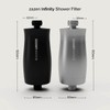 zazen Water Infinity Shower Filter, Brushed Silver