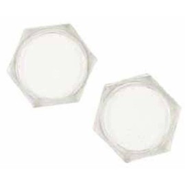 Acrylic Hexagon Coasters, Set of 4