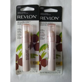 Revlon 2 Revlon Kiss Balm 010 Tropical Coconut Lasting Hydration SPF20 Read Description