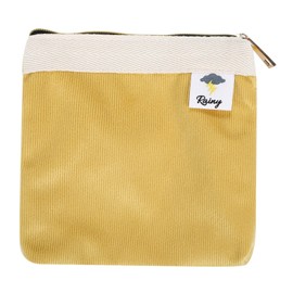 Happy RURU Mini Pouch, Cosmetic Pouch, Cute, Small Cosmetic Case, Small, yellow