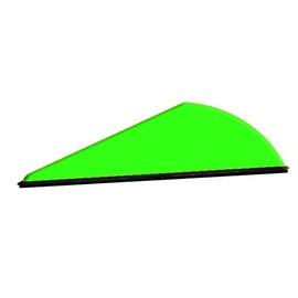 Gold Tip Vane 100CT 2-Inch Raptor Arrows, Flo Green