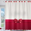 CTOHN 12 Pieces Red Heart Shower Curtain Hooks, Valentines Day
