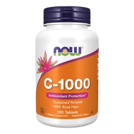 Vitamina Acido Ascorbico Escaramujo 100 Tabletas