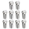 sourcing map Structural Pipe Connector Joint Pipe Clamps 180 Degree