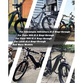 NACORE Ebike Derailleur Guard Rack Transmission Protector for Adventure, Adventure.2, Pace 500.2, Pace 500.3, Level.2, Step-Through Models and More Electric Bike Bicycle, Black