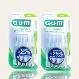 Sunstar Gum Tight proxabrush Go Between Cleaners 10 Count - 2 Pack