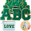 Jongdari Jongdari Chenille Letter Patches Self Adhesive Letters,Iron on Letters