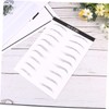 SAFIGLE 2 Sheets Waterproof Eyebrow Stickers Face for Women Fake
