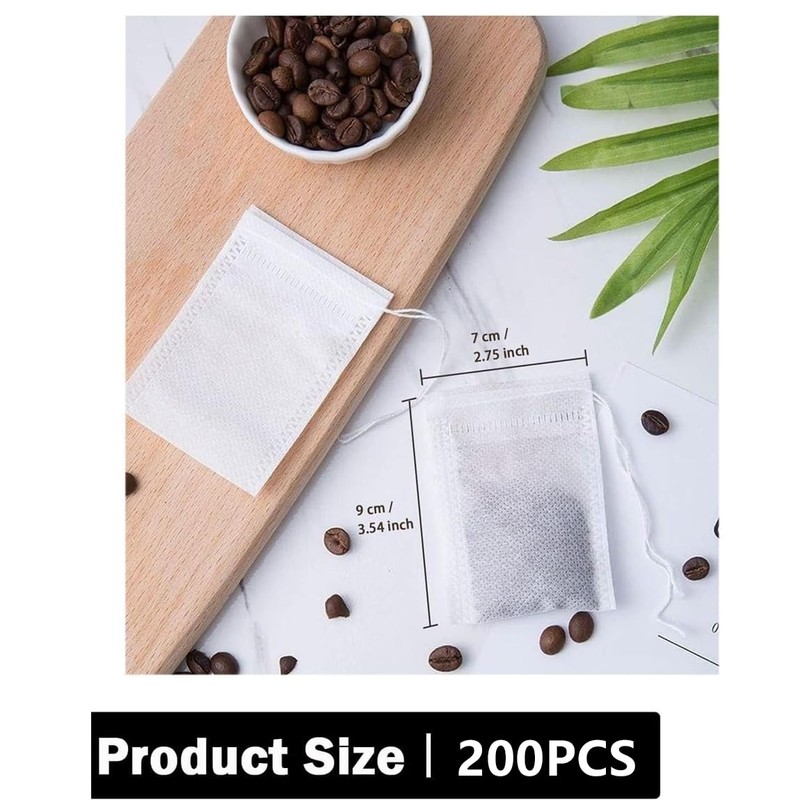 200 PCS Tea Bags for Loose Leaf Tea, Empty Tea