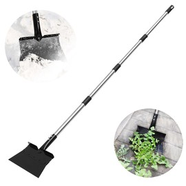 Flat Shovel, Snow Shovel, Ice Scraper for Walkway,67" Long Handle Garden Cleaning Shovel, Ice Removal for Road Outdoor, Ice Chopper for Driveway, Weed Remove Tool for Lawn Edging