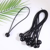 50PCS Ball Bungee Cords Heavy Duty Canopy Tarp Tie Downs,