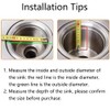 Sink Drain Strainer, 2Pcs Stainless Steel Kitchen Sink Filter Mesh