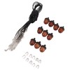 10PCS Wooden Nut Acorn Pendant Necklace Acorn Box Clasp Nylon
