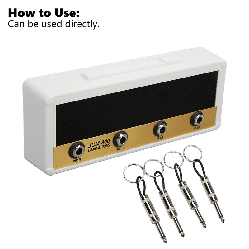 Guitar Amp Key Hanger Wall Mounting Jack Rack Includes 4
