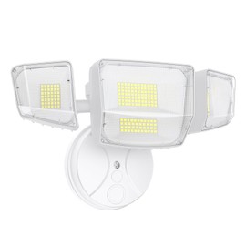 Onforu 90W Flood Lights Outdoor, 10000LM Brightness LED Flood Light with 4 Heads, Switch Controlled Floodlight, IP66 Waterproof 6500K Exterior Security Lights for Outside Yard Garage Patio