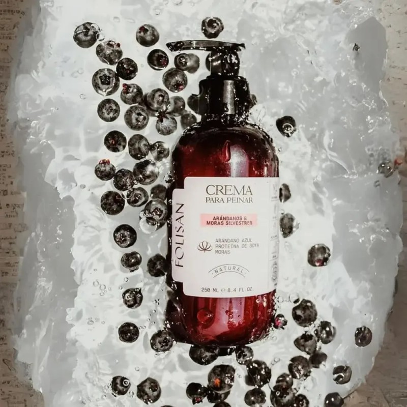Crema Para Peinar Arándanos Y Moras Silvestres Folisan 250ml