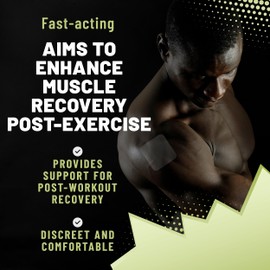 TOLEVITA Post Workout Muscle Recovery Patches with Vitamin C - 36 Patches for Active Lifestyle Support, Helps Soothe and Refresh After Exercise, Convenient and Easy-to-Use for Men and Women