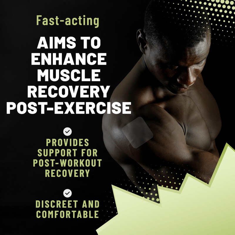 TOLEVITA Post Workout Muscle Recovery Patches with Vitamin C -
